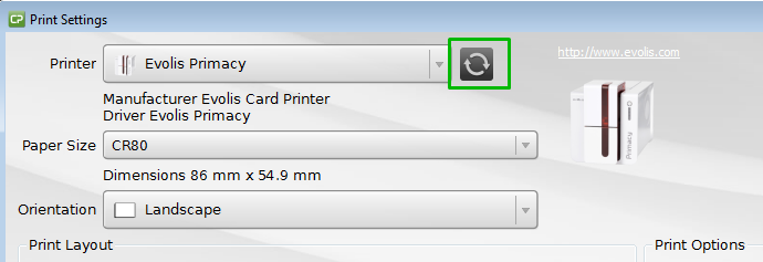 نمایش ندادن پرینتر در cardPresso