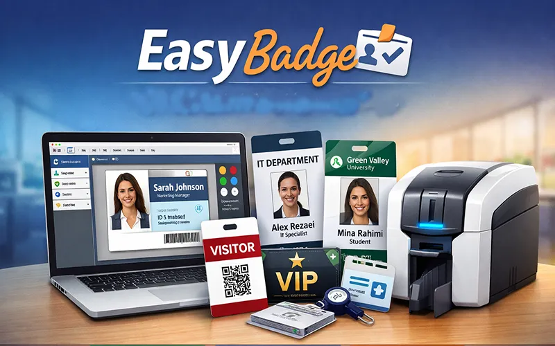 نرمافزار صدور چاپ کارت EasyBadge